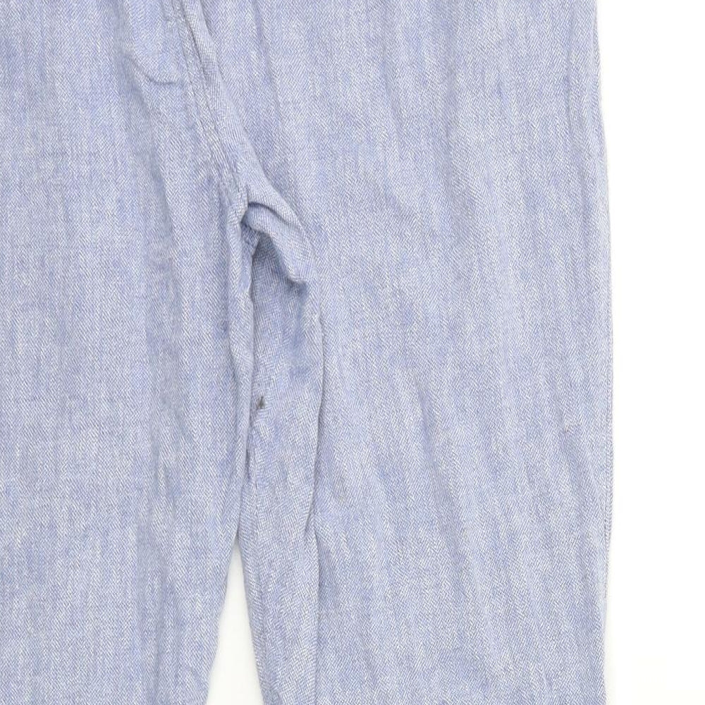 Nutmeg Womens Blue Trousers Size 18 L26 in