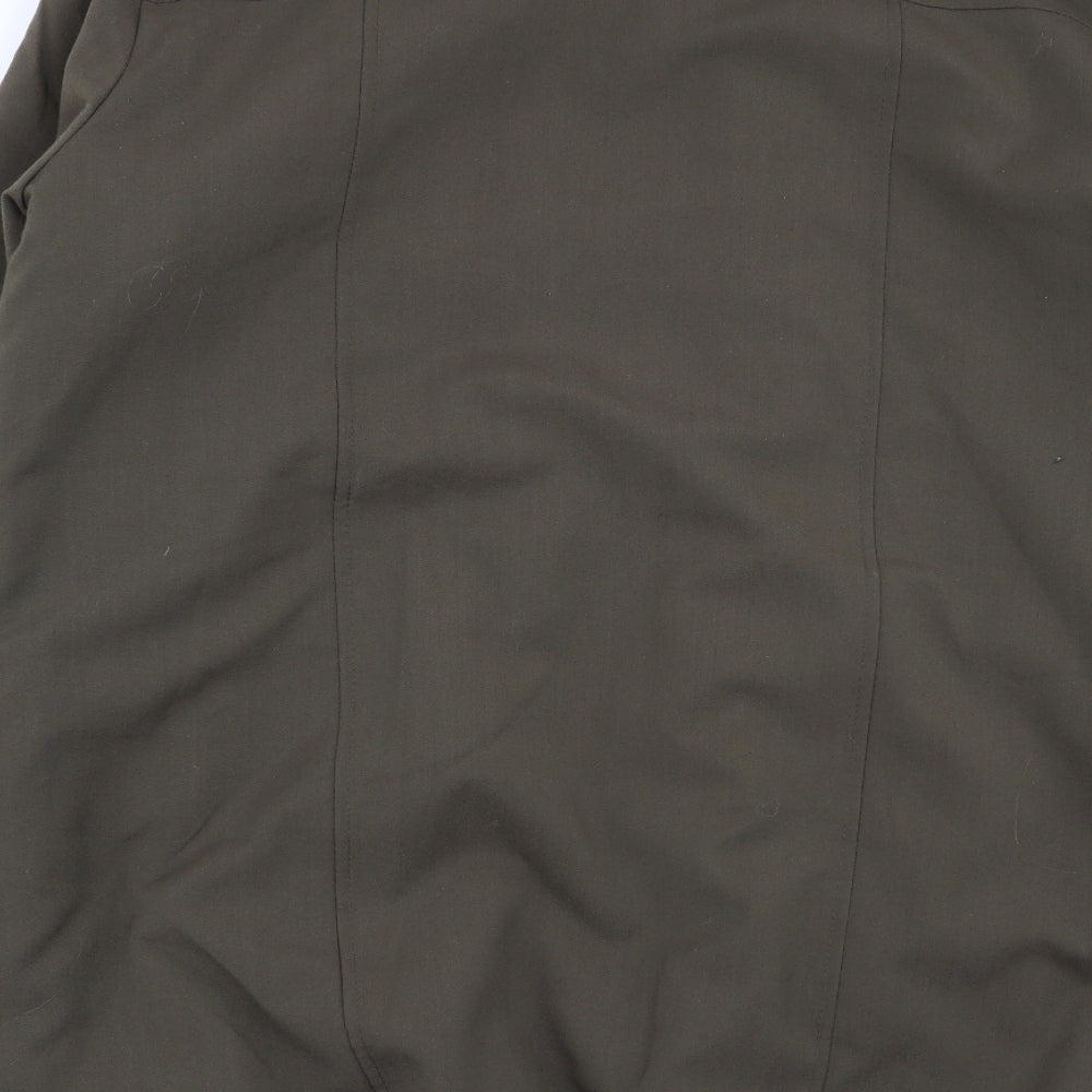 New Look Womens Green Jacket Coat Size 16