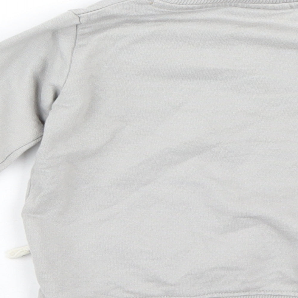 V&crew Boys Grey Pullover Jumper Size 18-24 Months