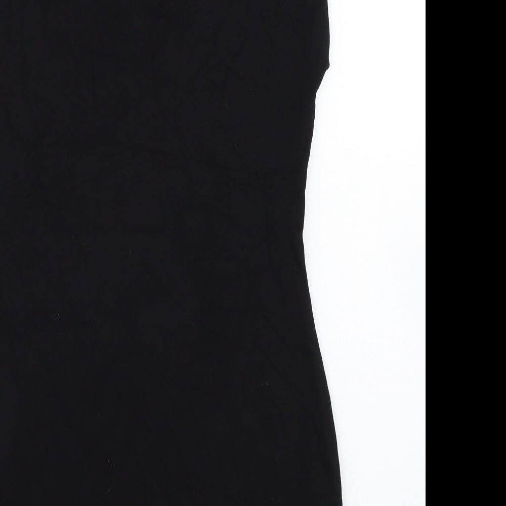 Shien Womens Black Tank Dress Size S - shoulder pads