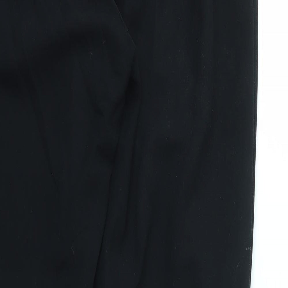 Preworn Womens Black Trousers Size 32 L29 in