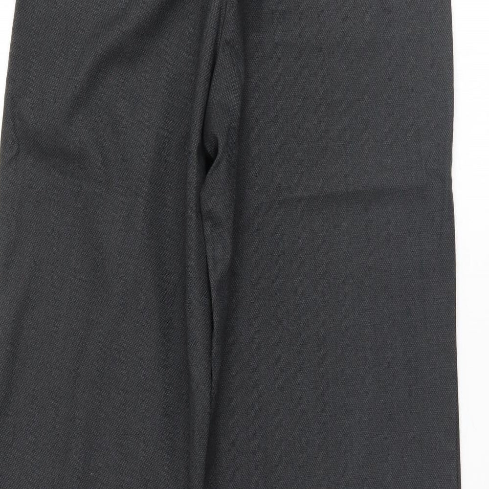 Marks and Spencer Womens Grey Trousers Size 8 L28 in