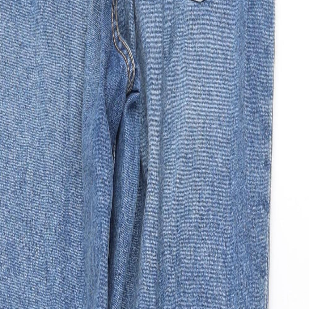 H&M Womens Blue Straight Jeans Size 6 L27 in