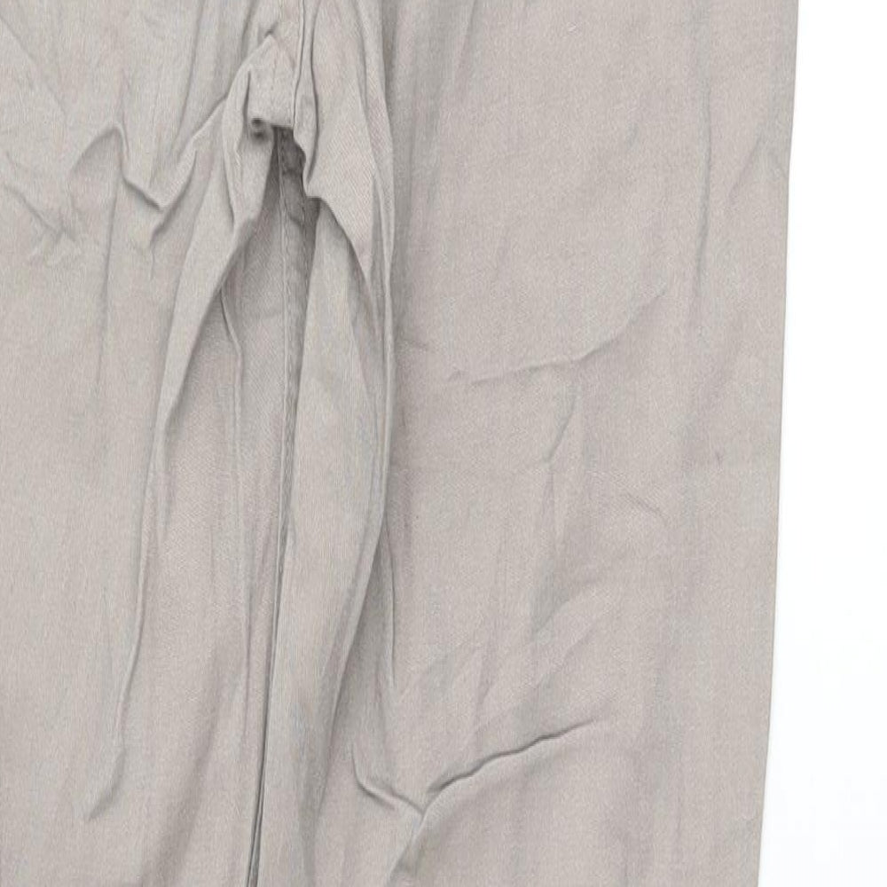 H&M Womens Beige Trousers Size 10 L28 in