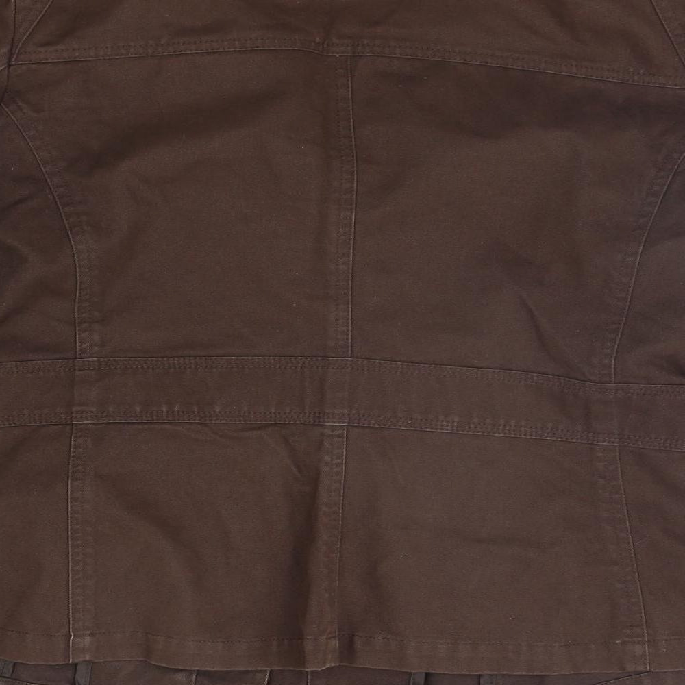 BHS Womens Brown Jacket Coat Size 14