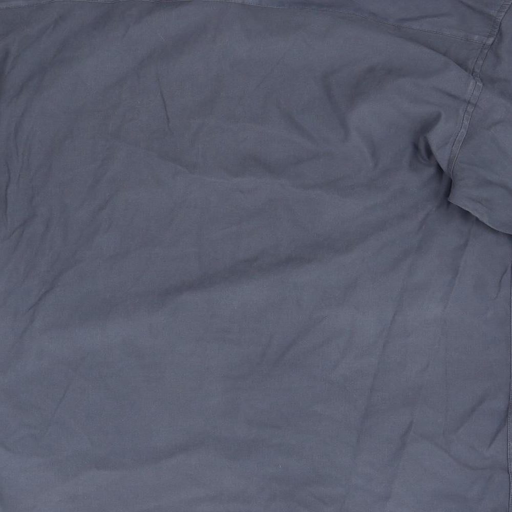 NEXT Mens Grey Button-Up Size L
