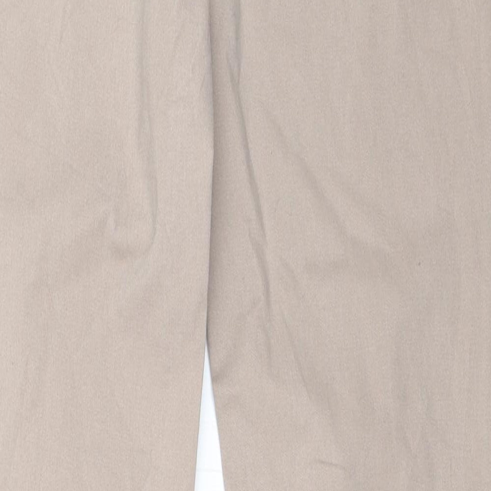 UpFashion Womens Beige Straight Jeans Size 28 in L32 in