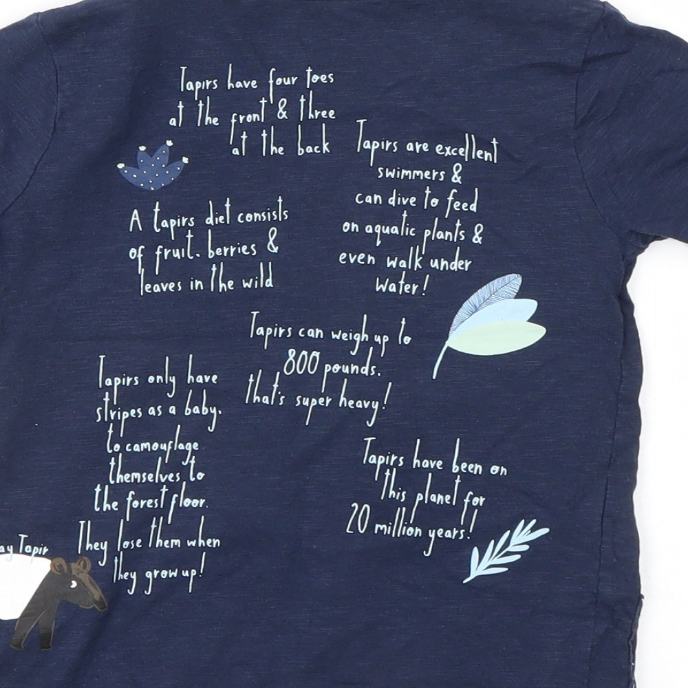 TU Boys Blue Basic T-Shirt Size 18-24 Months