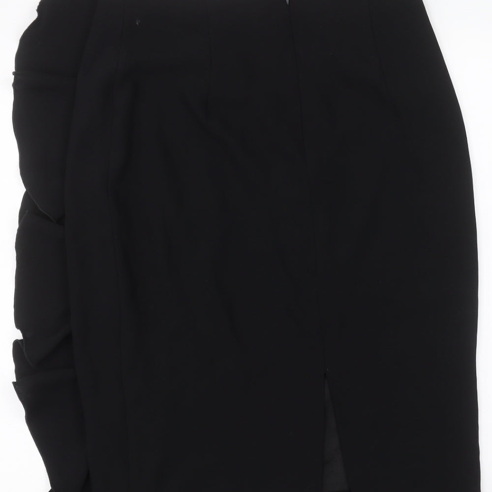F&F Womens Black A-Line Skirt Size 10