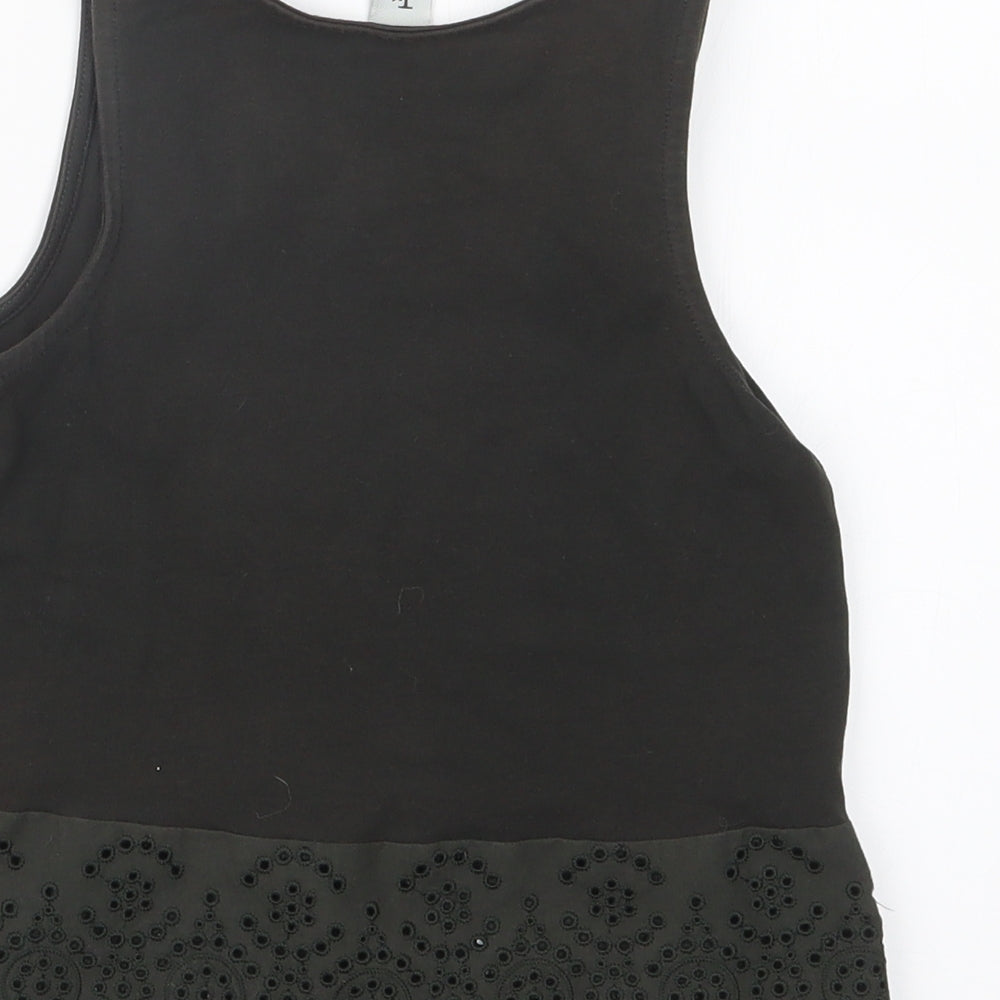 TU Girls Black Basic Tank Size 5 Years