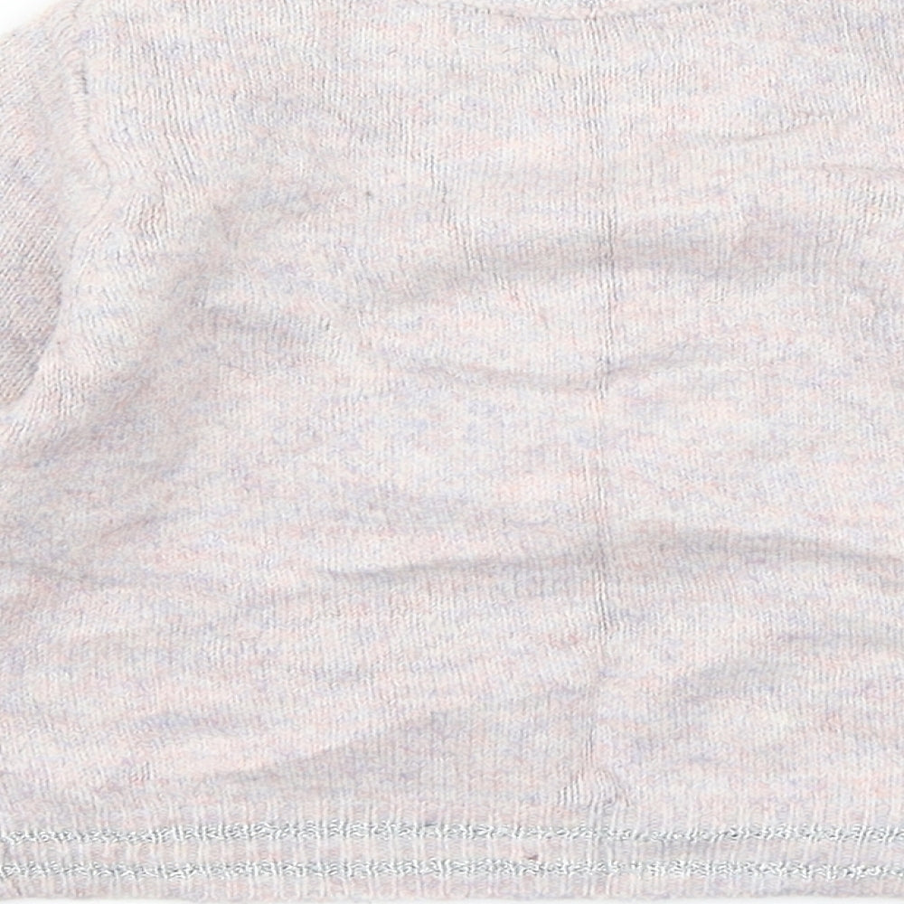 M&S Girls Pink Knit Pullover Jumper Size 18-24 Months