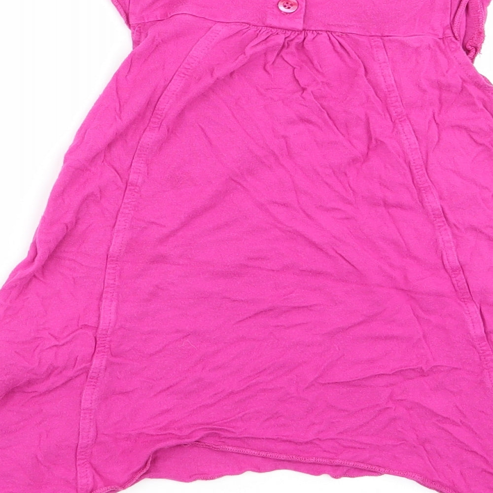 F&F Girls Pink Basic T-Shirt Size 3-4 Years