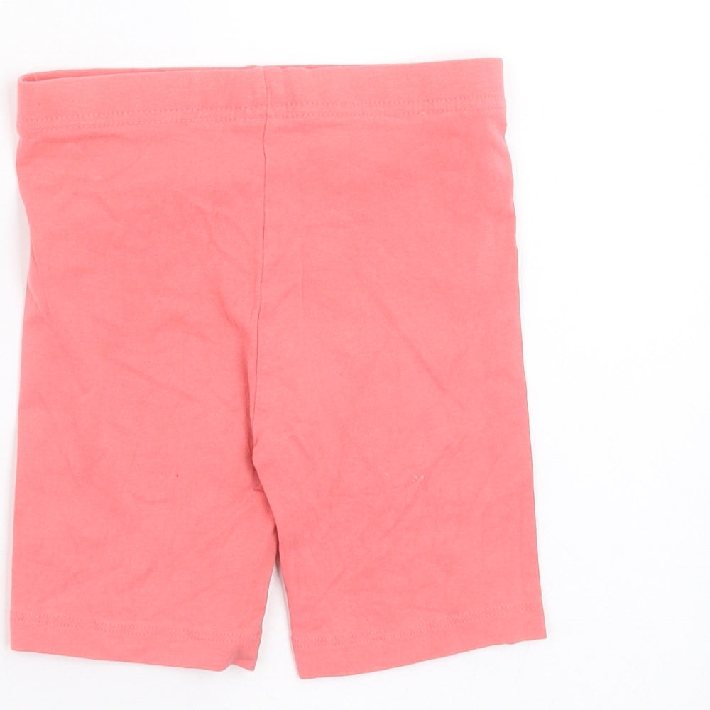 George Girls Pink Biker Shorts Size 4-5 Years