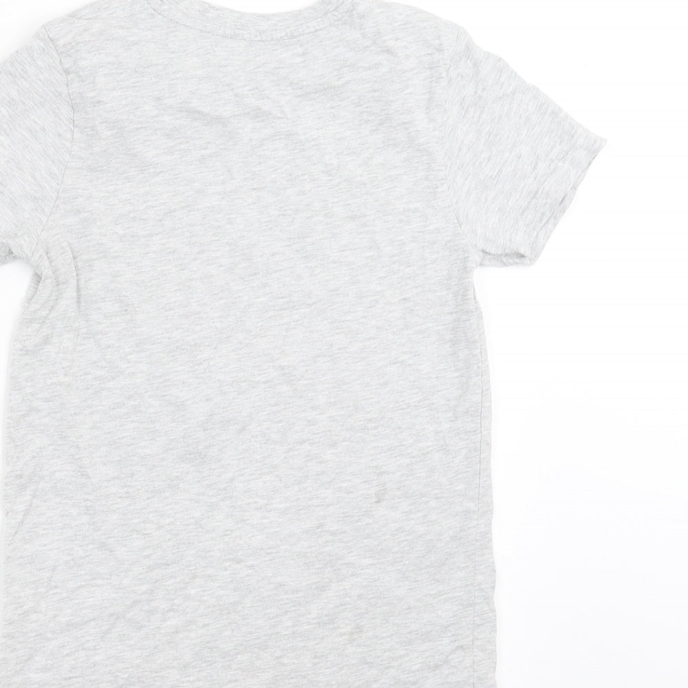 Nutmeg Boys Grey Basic T-Shirt Size 8-9 Years