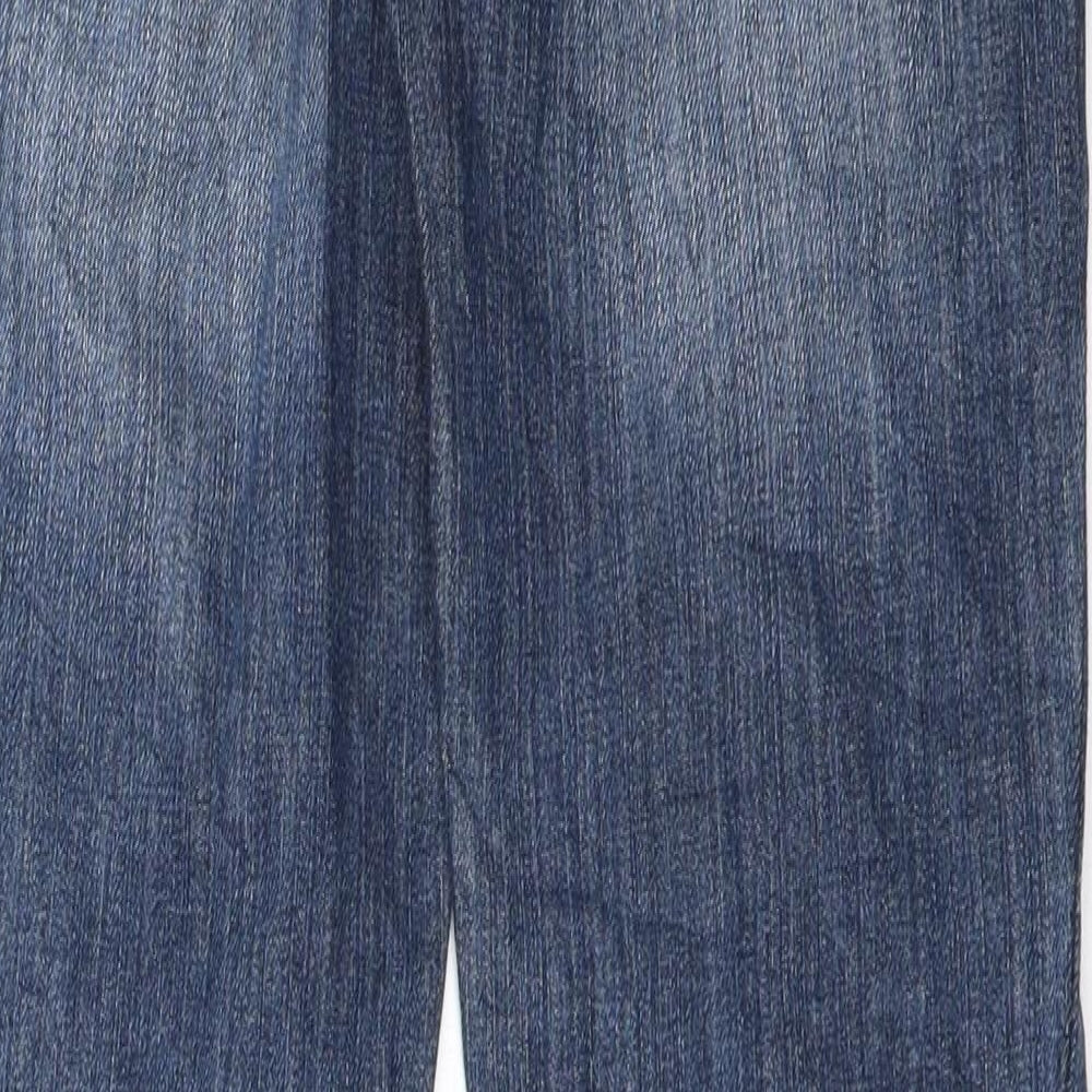 United Colors of Benetton Womens Blue Straight Jeans Size 40 L30.5 in
