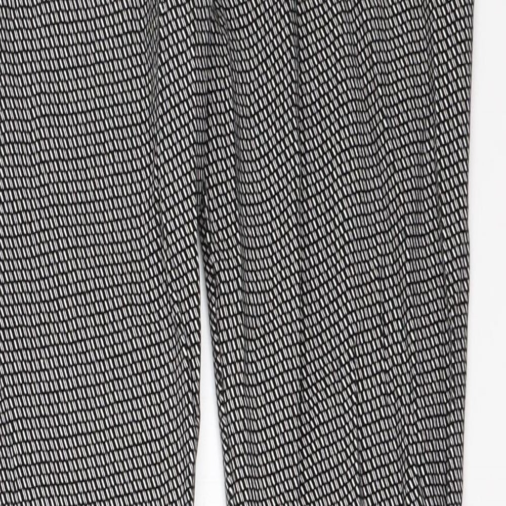 Primark Womens Black Trousers Size 8 L28.5 in