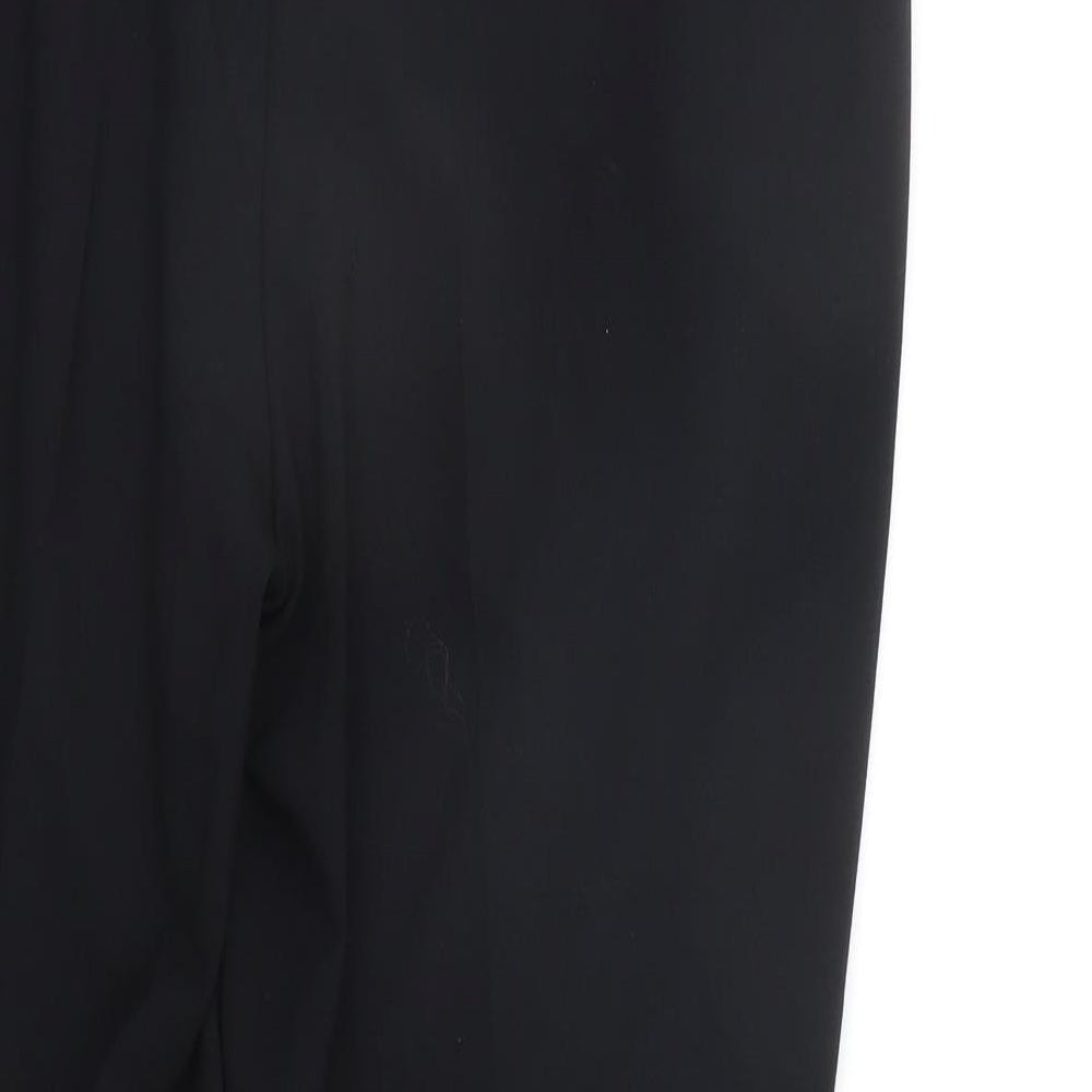 Marks and Spencer Womens Black Trousers Size 16 L25 in