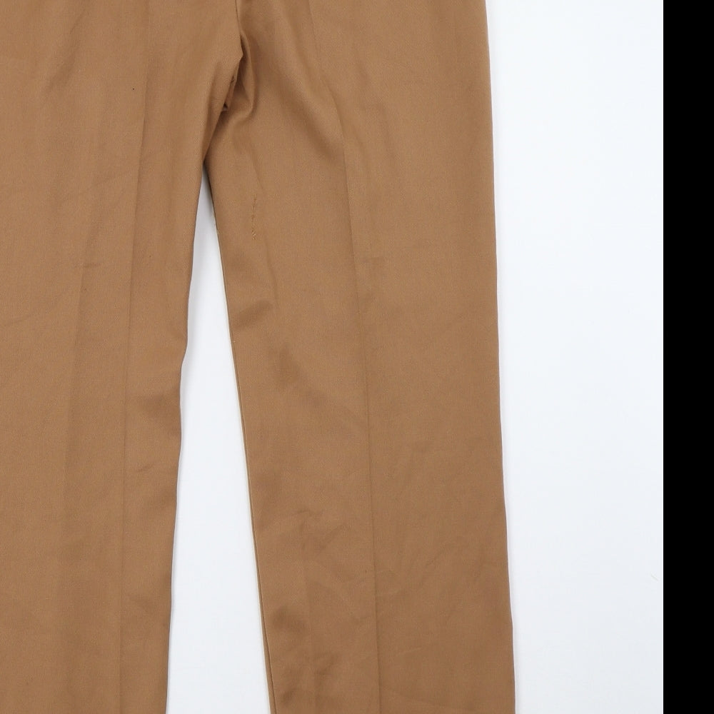 trevira Womens Brown Trousers Size 18 L32 in