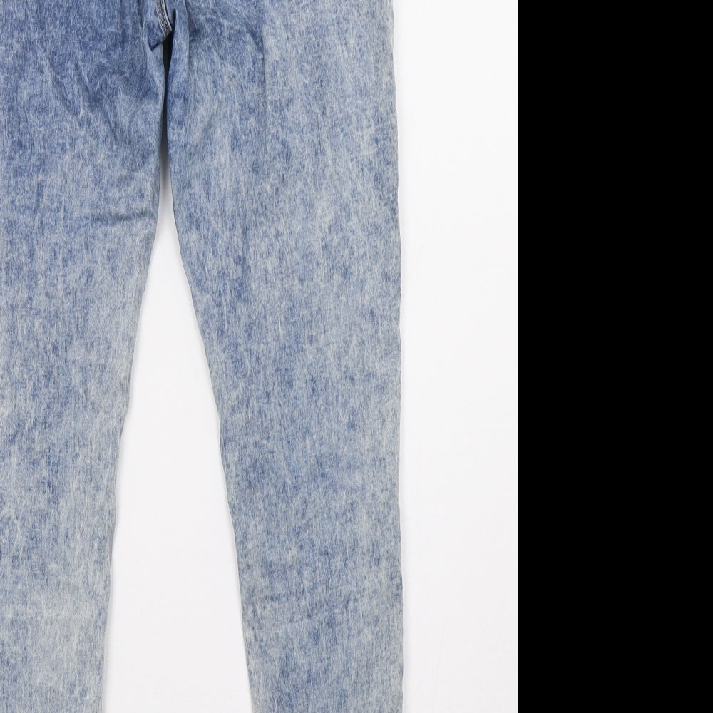 topshoo Womens Beige Denim Skinny Jeans Size 30 L28 in