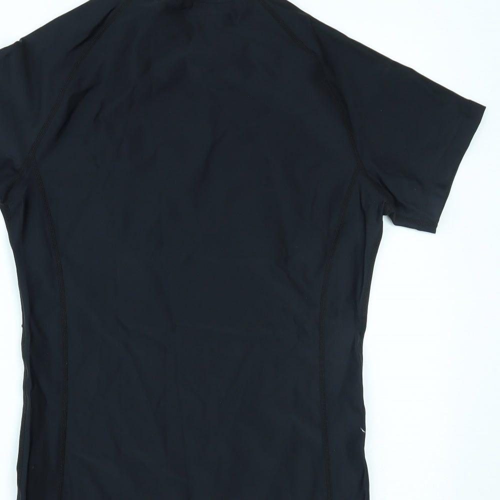 sabolay Womens Black Basic T-Shirt Size L