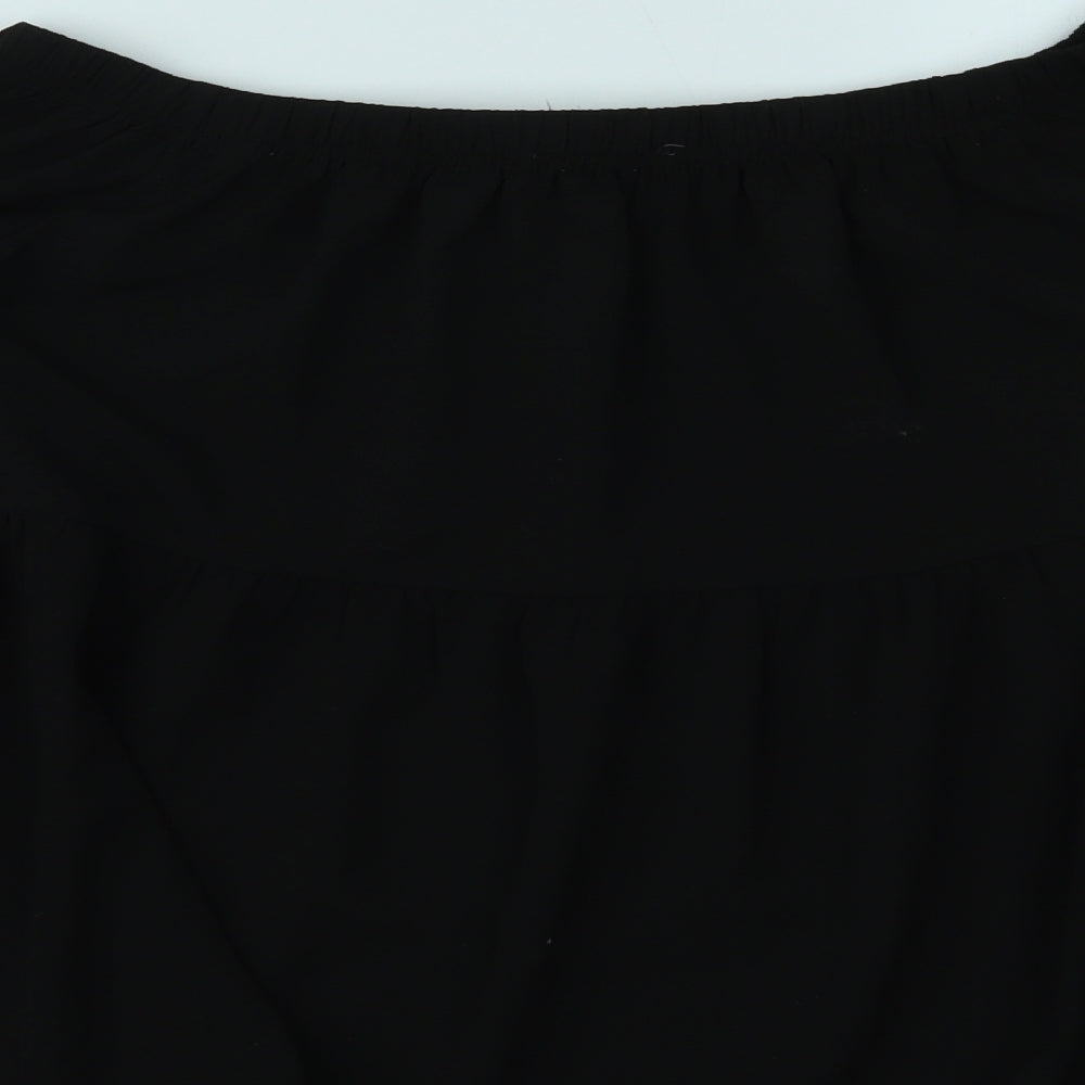 Bella and Blue Womens Black Basic Blouse Size M