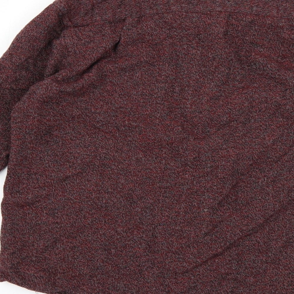 Cedar Wood State Mens Red Button-Up Size XS