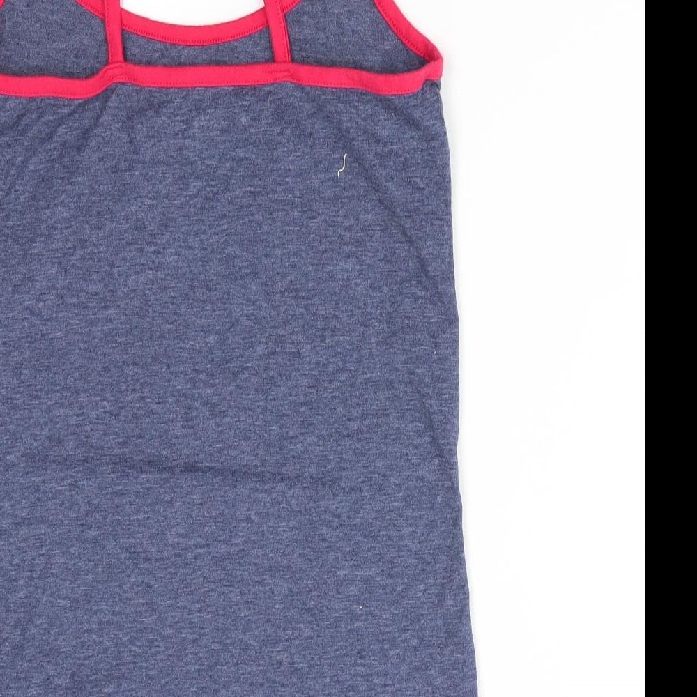 Love To Lounge Womens Blue Solid Cami Pyjama Top Size 4 - Vacation Vibes