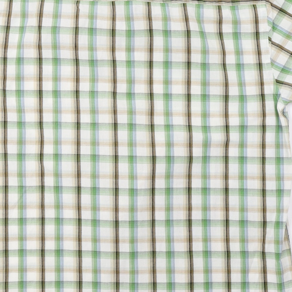 Matalan Mens Green Check Button-Up Size L