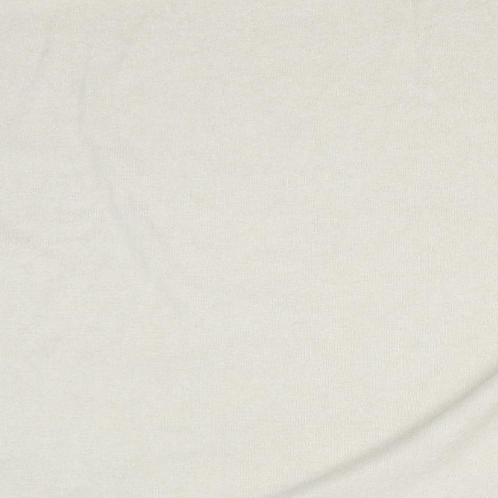 TU Womens Beige Basic T-Shirt Size 8