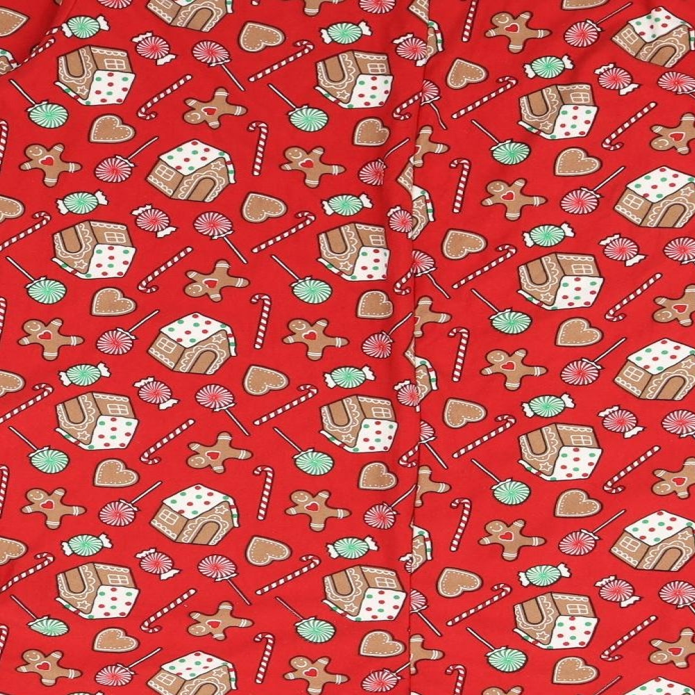 Preworn Womens Red Nightshirt Size M - Christmas