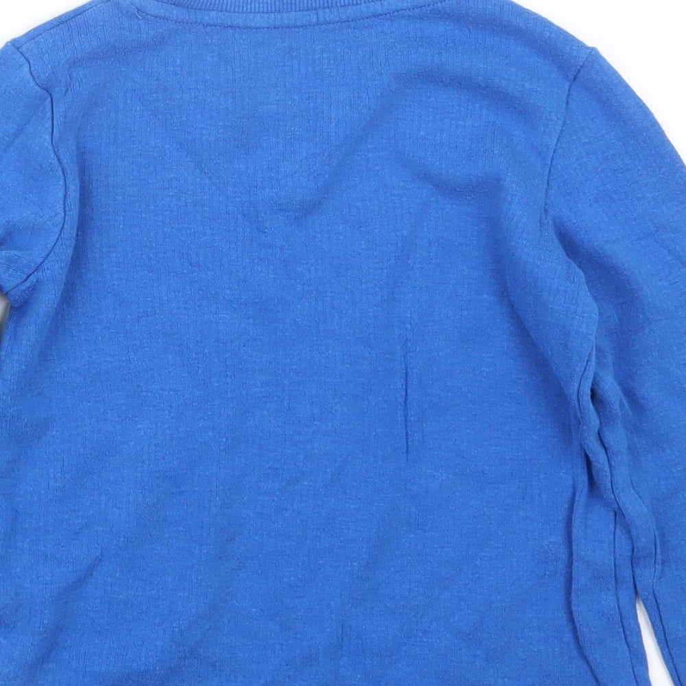 Mothercare Boys Blue Basic T-Shirt Size 5-6 Years