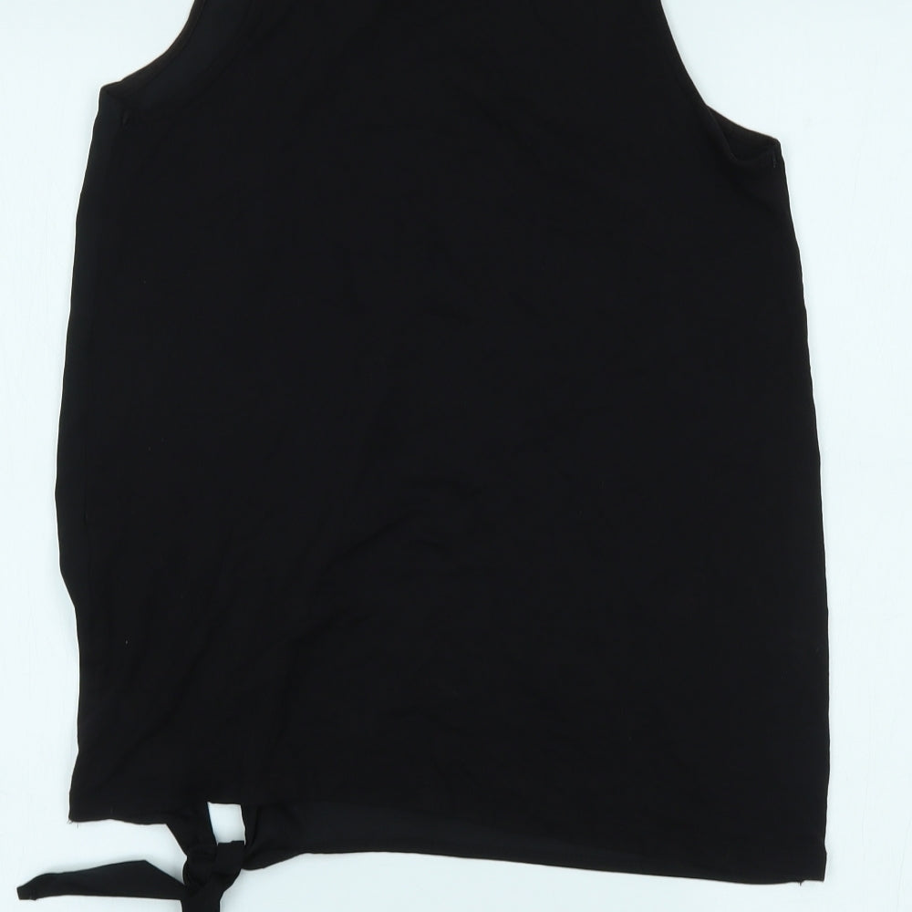 Peacocks Womens Black Basic Tank Size 10