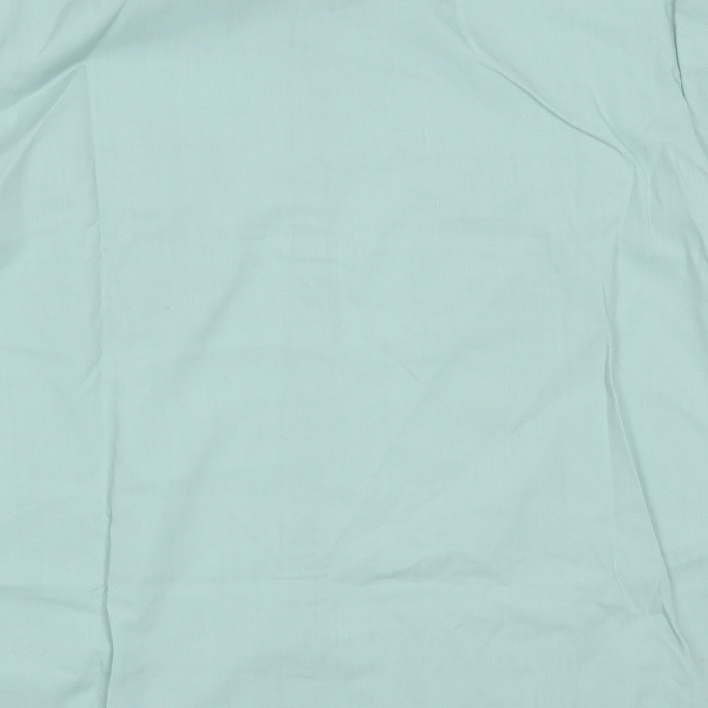 Man at ease Mens Green Button-Up Size M
