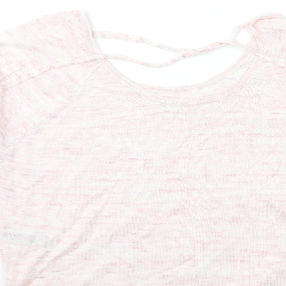 Marks and Spencer Womens Pink Knit Pullover Jumper Size 10