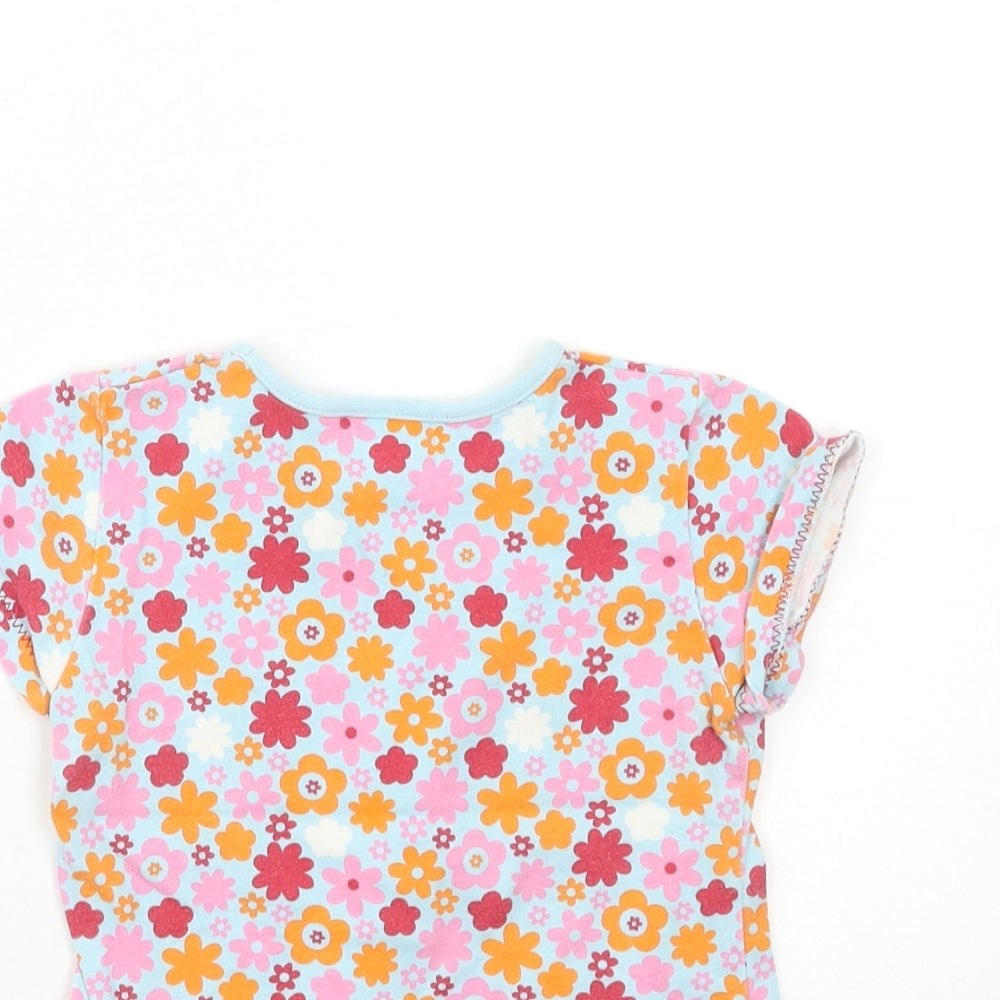 NEXT Baby Pink Floral Basic T-Shirt Size 18-24 Months