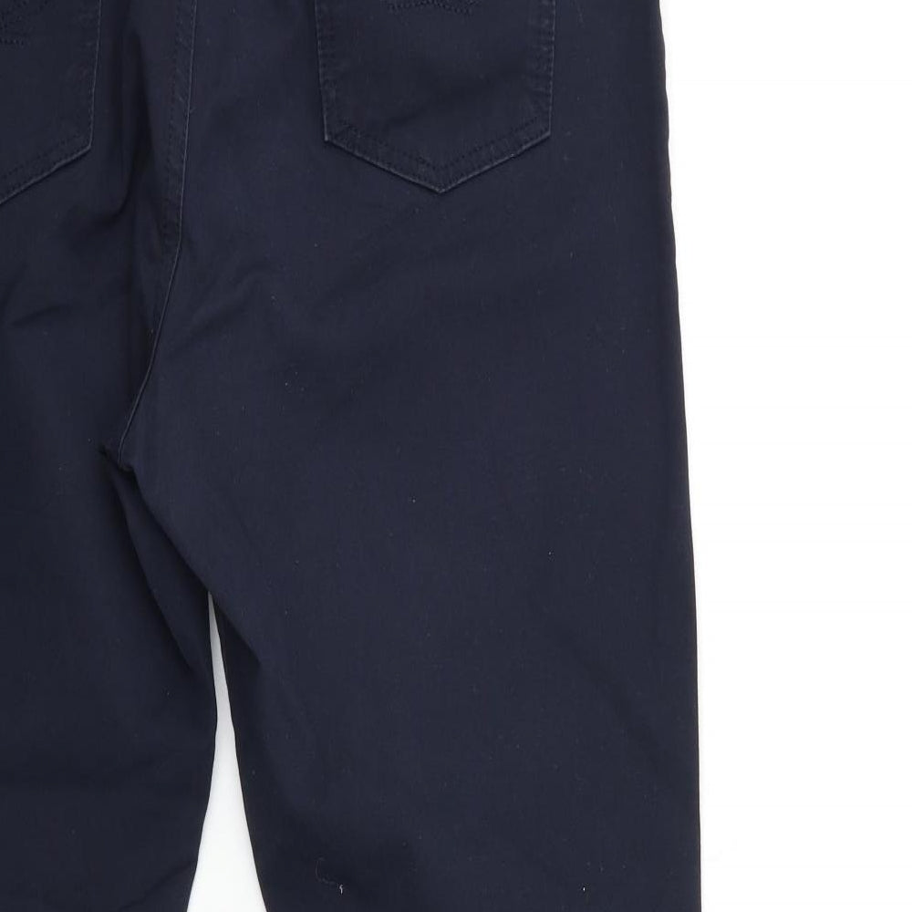 Marks and Spencer Womens Blue Chino Trousers Size 38 in L30 in