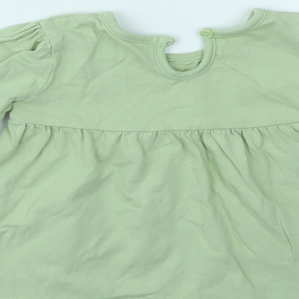 George Girls Green Camisole T-Shirt Size 9-12 Months