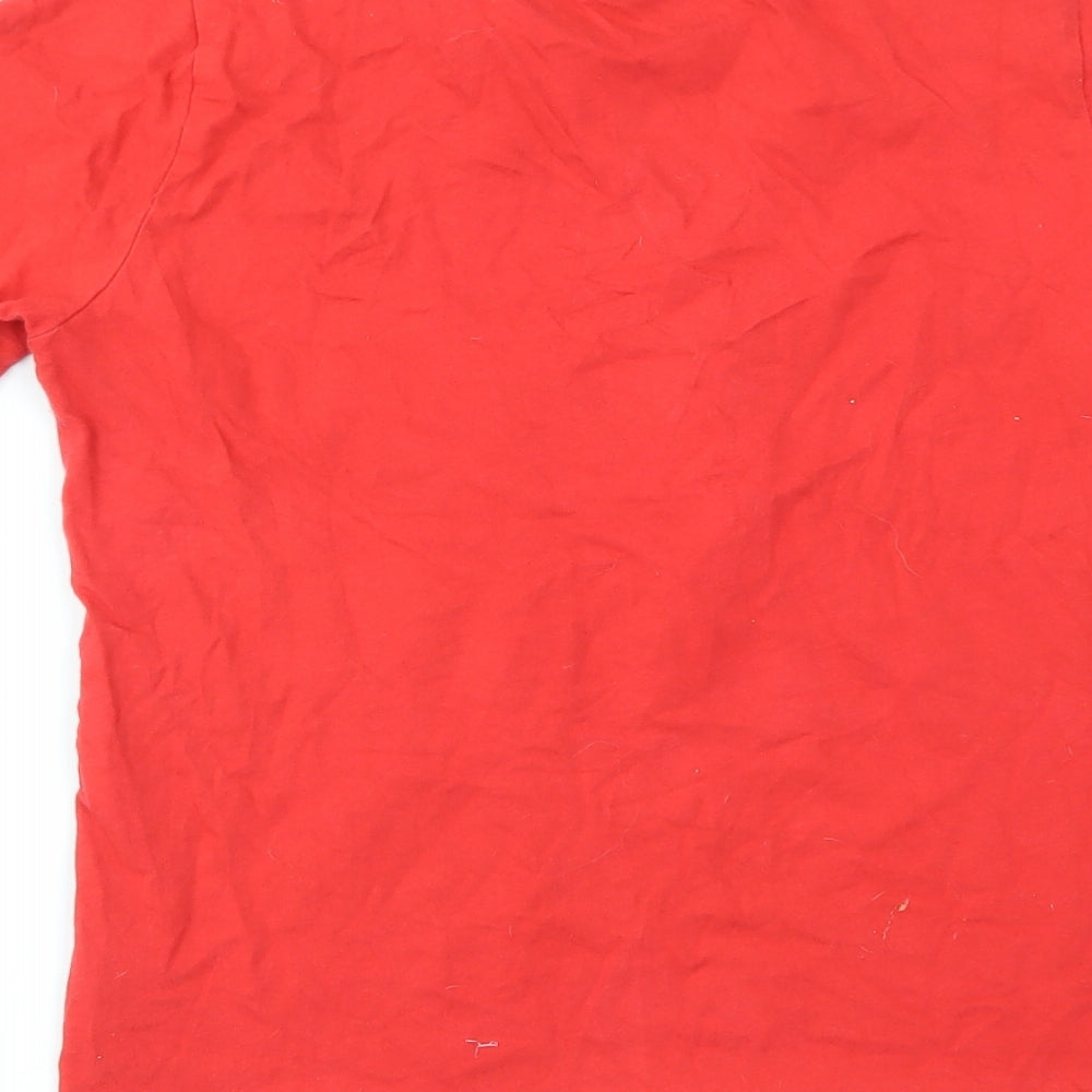 Nutmeg Boys Red Basic Polo Size 12-13 Years