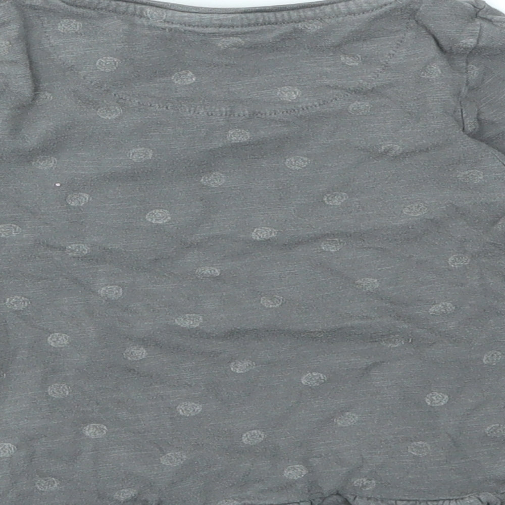 Nutmeg Girls Grey Basic T-Shirt Size 2-3 Years