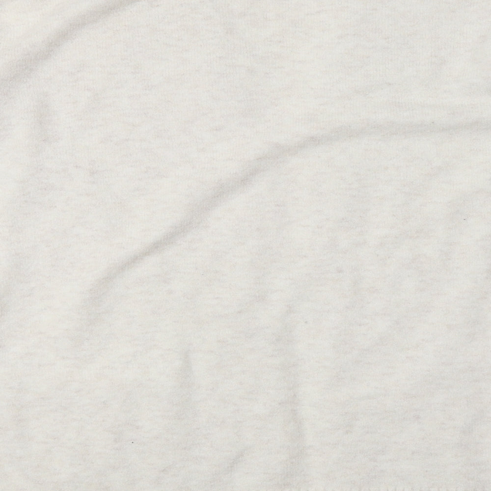 Miss Selfridge Womens White Cardigan Jumper Size L