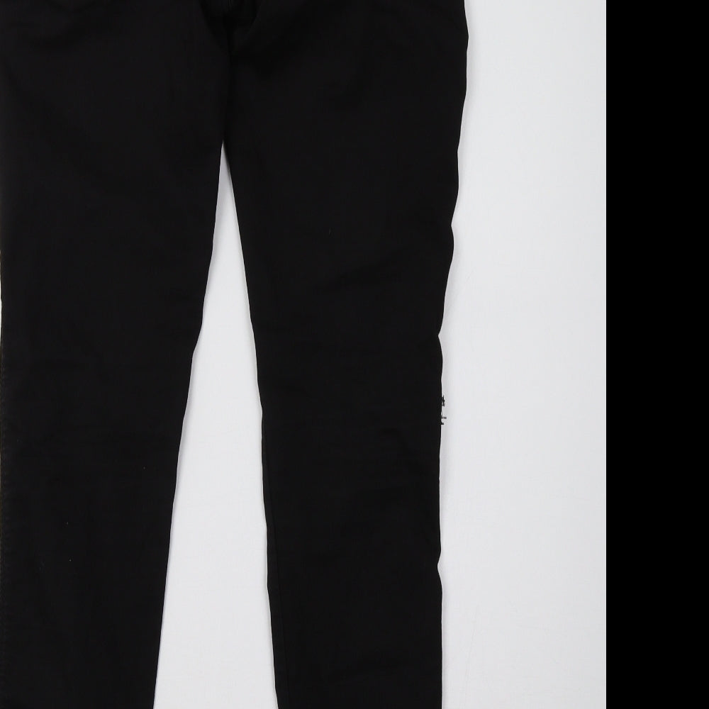 Preworn Womens Black Denim Skinny Jeans Size 28 L31 in