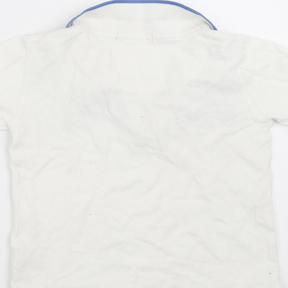Jasper Conran Boys White Basic Polo Size 3-4 Years