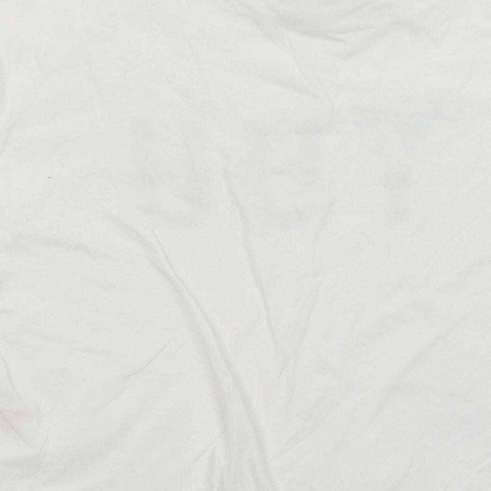 Miss E-vie Girls White Cropped T-Shirt Size 13-14 Years - The Future Starts With You
