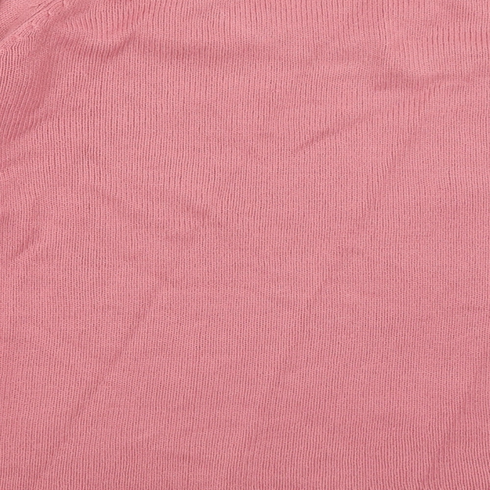 Bonmarche Womens Pink Pullover Jumper Size S