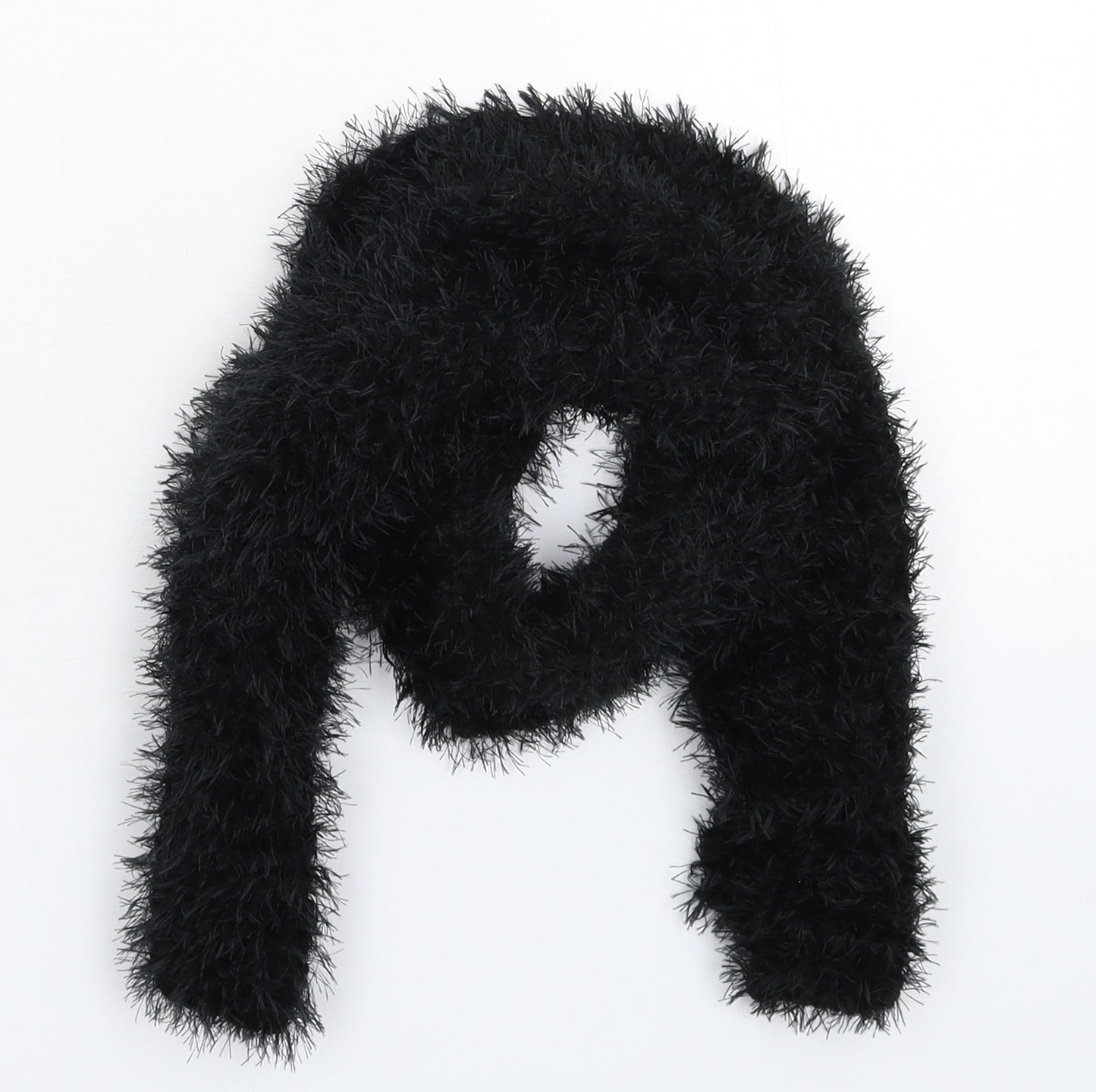 Preworn Girls Black Scarf Scarves & Wraps One Size