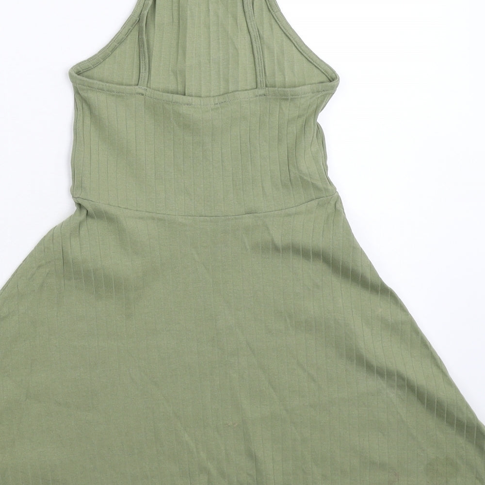 FOREVER 21 Womens Green Fit & Flare Size S