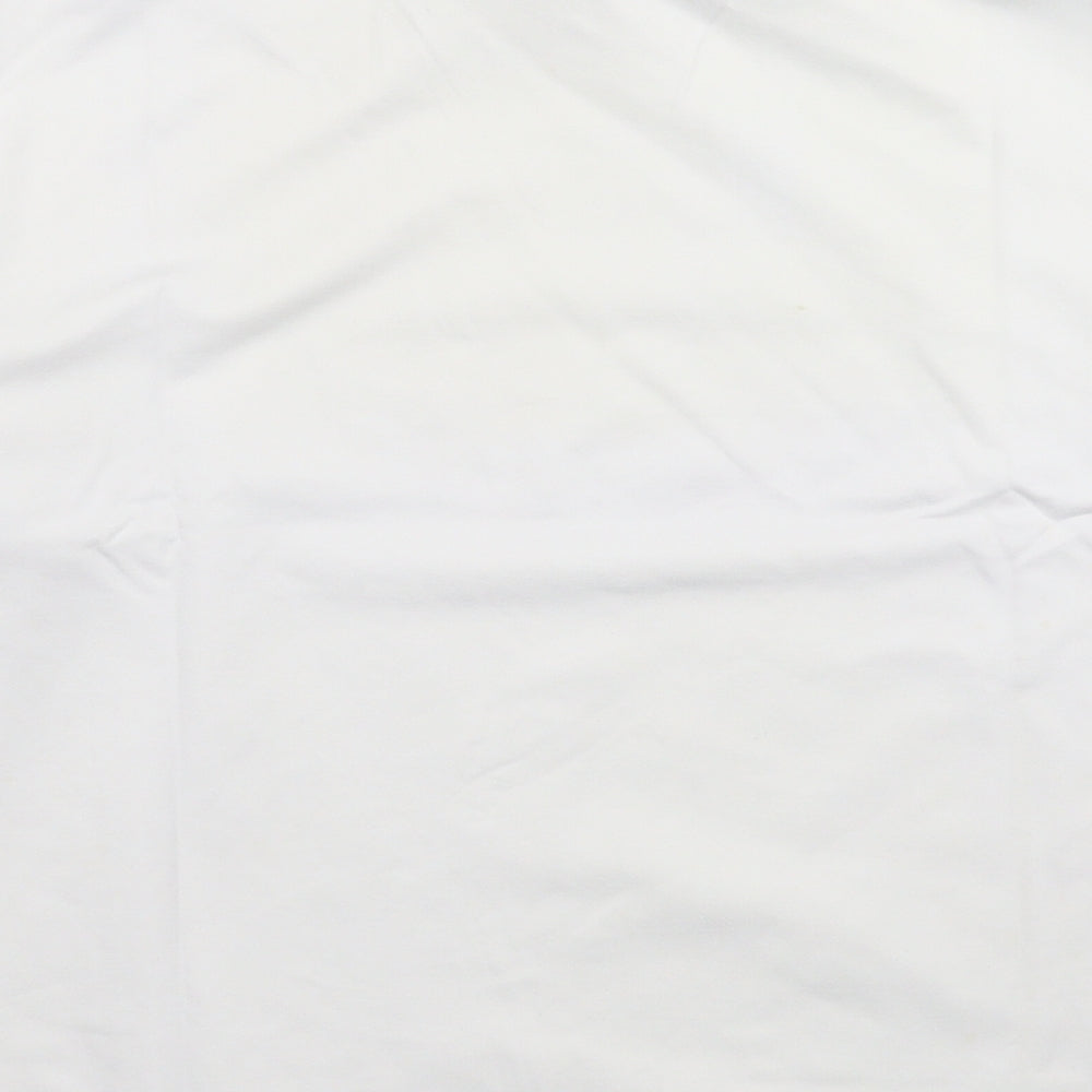Moose Womens White Rayon Pullover Sweatshirt Size XL