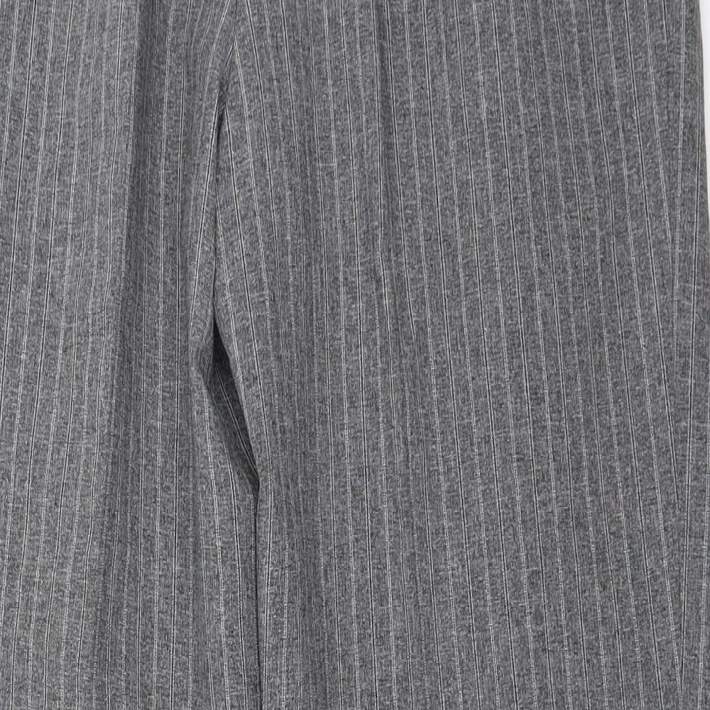 Marks and Spencer Womens Grey Trousers Size 14 L28 in