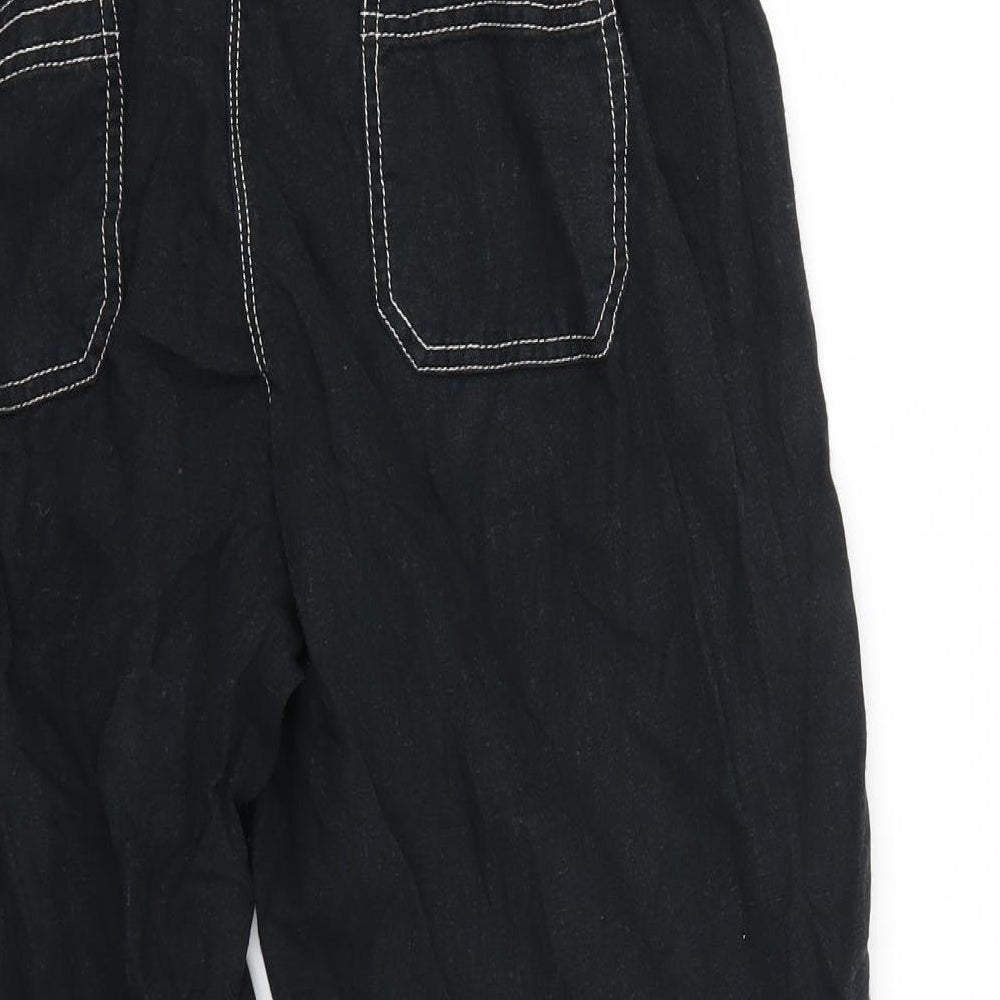 BHS Womens Blue Cropped Trousers Size 12 L20 in