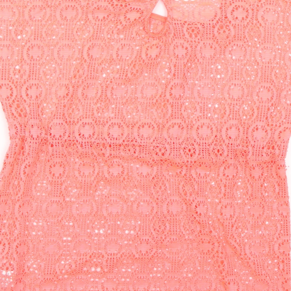Matalan Girls Orange Basic T-Shirt Size 10 Years
